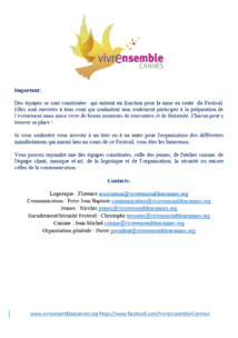 FESTIVAL VEAC 2016 - 19 et 20 Novembre - les premières informations sont arrivées !