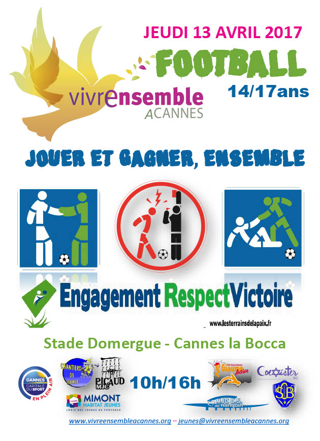 L'EQUIPE JEUNES DE VIVRE ENSEMBLE A CANNES VOUS INVITE A PARTAGER DES RENCONTRES DE FOOTBALL UNIQUES !