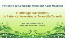 Hommage aux victimes de l’attentat terroriste en Nouvelle Zélande