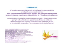 Communiqué