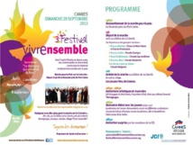 Le 3ème Festival Vivre ensemble à Cannes est annoncé !!!