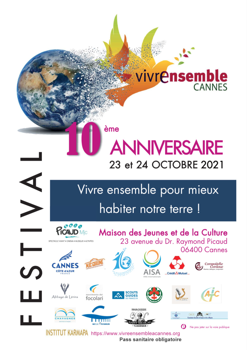 Nous remercions tous nos partenaires du 10ème festival !