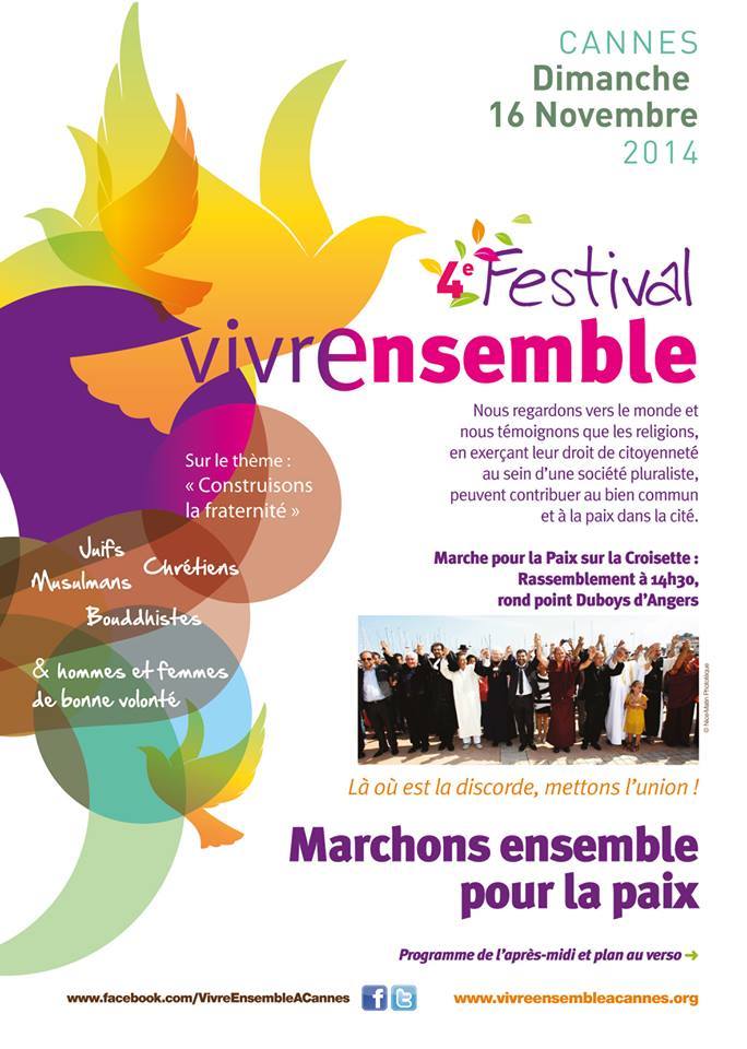 15-16 NOVEMBRE 2014 - 4ème Festival VEAC : Marchons tous ensemble pour la paix 
