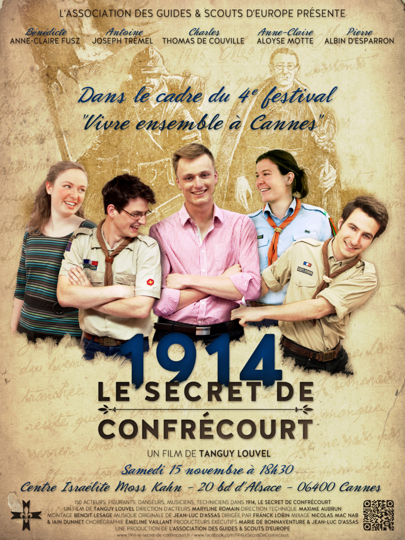 Samedi 15 nov en avant-Première du 4ème Festival VEAC : Rencontres de jeunes scouts juifs, chrétiens, musulmans, bouddhistes