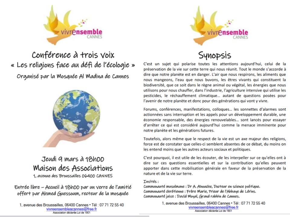 Les religions face au défi de l'écologie - 9 mars 2022