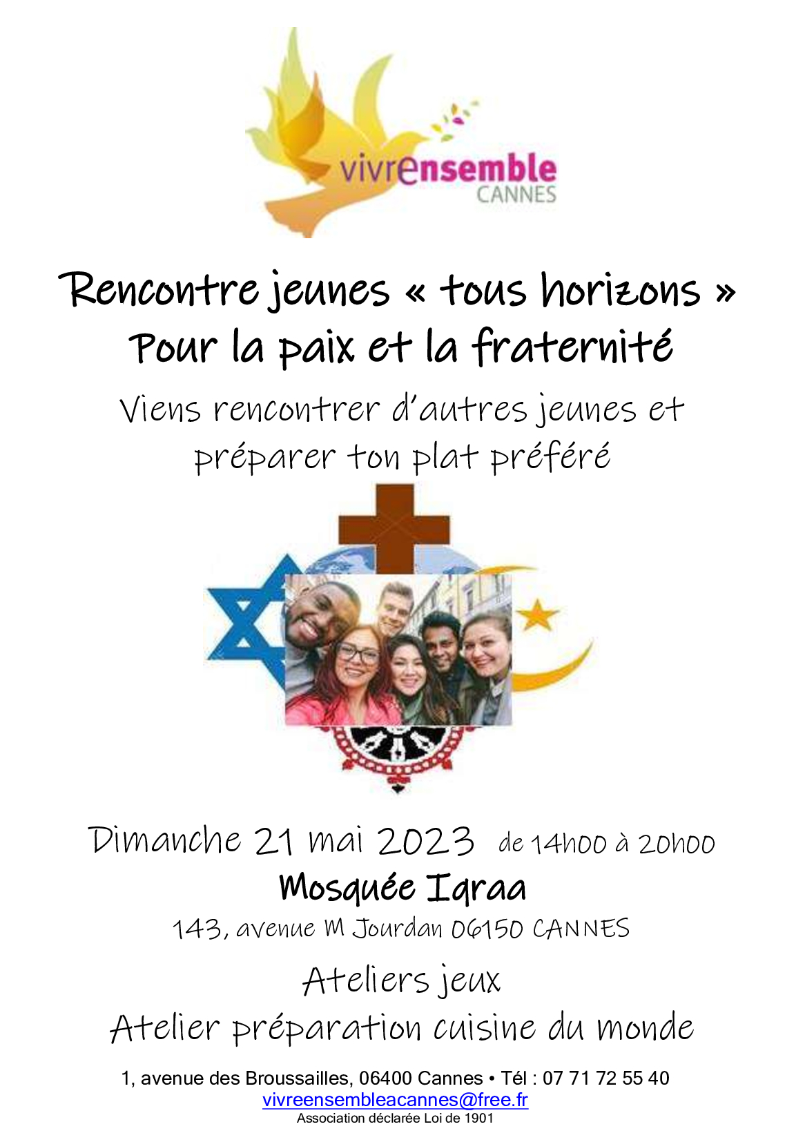 Rencontre jeunes - Atelier cuisine du monde - 21 mai 2023