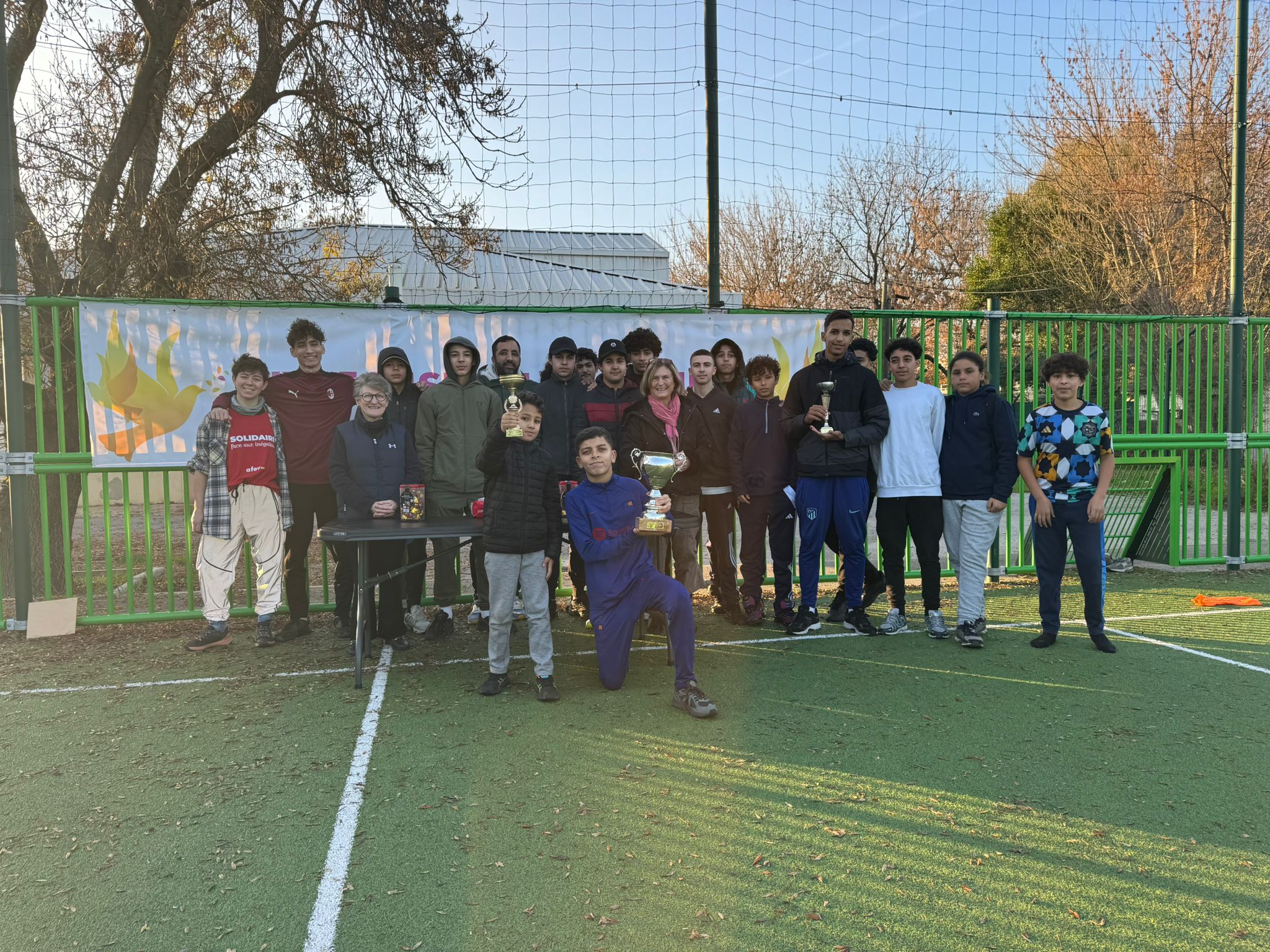 Tournoi de football avec le VIVRE ENSEMBLE A CANNES - 30/11/2024