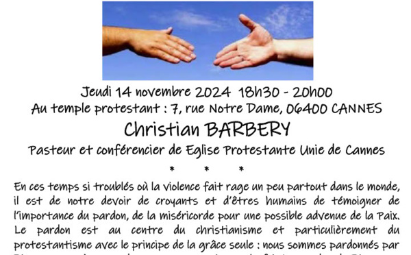 Cycle inter religieux 14 novembre 2024