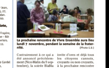 Le BlaBla Café qui devait avoir lieu le Lundi 3 octobre est reporté au Lundi 7 Novembre... pour cause de Nouvel an de nos amis juifs !!!!
