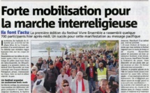 NICE MATIN : 1ER Festival Vivre ensemble à Cannes