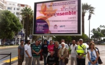 "Marche pour la Paix" maintenue malgré la pluie prévue demain à 15h départ de la Roseraie de Cannes