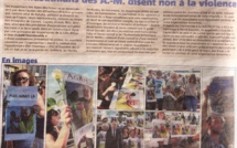 Communiqué Vivre Ensemble à Cannes + édition de Cannes de Nice Matin